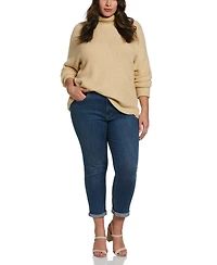 Ella Rafaella Plus Sequin Long Sleeve Sweater