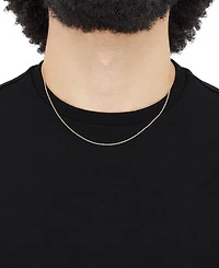 Lightweight 14k Gold Necklace, 18" Light Rope Chain (1mm)