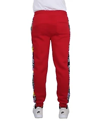 Galaxy By Harvic Men's Fleece-Lined Jogger Sweatpants with Contrast Trim Design