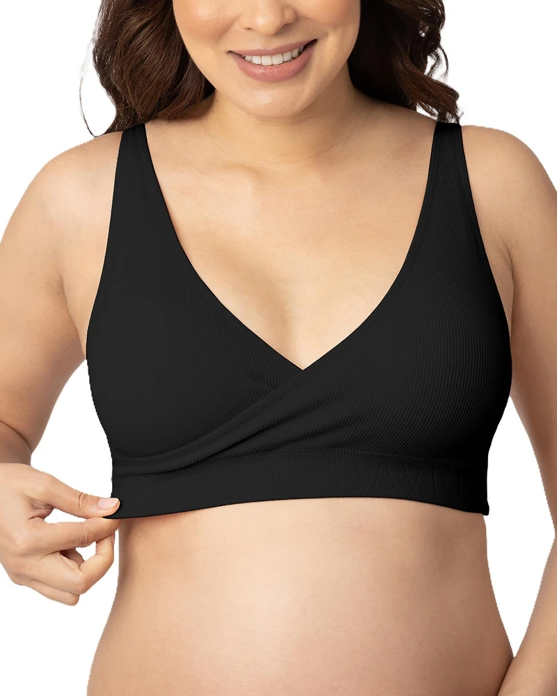 Kindred Bravely Maternity Sublime Adjustable Crossover Nursing & Lounge Bra - Fits 30B-40D