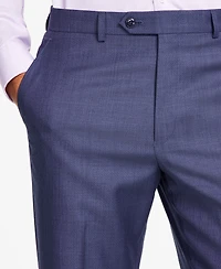 Michael Kors Men's Classic-Fit Wool-Blend Stretch Solid Suit Separates Pant