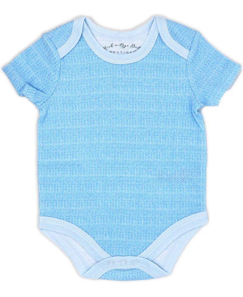Rock-a-Bye Baby Boutique Boys Little Friends Layette, 6 Piece Set