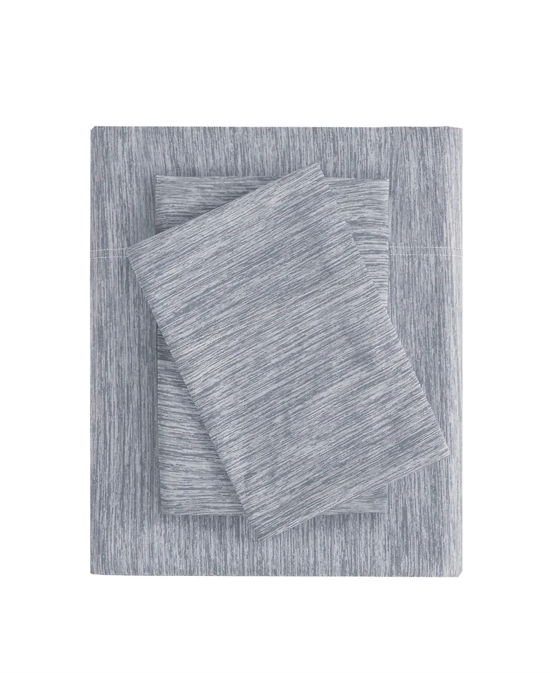 Urban Habitat Comfort Cool Jersey Knit Nylon Blend 4-Piece Sheet Set, Full