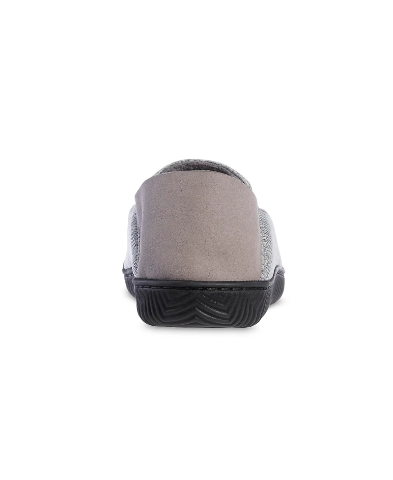 Isotoner Men's Sport Knit Miles Closed Back Memory Foam Slipper