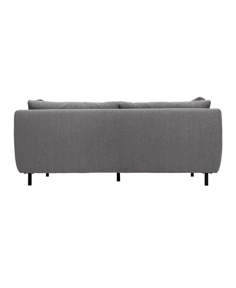 Armen Living Serenity 79" Polyester with Metal Legs Sofa
