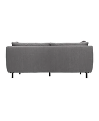 Armen Living Serenity 79" Polyester with Metal Legs Sofa