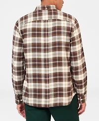 Ben Sherman Men's Brushed Plaid Shirt
