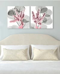 Empire Art Direct Eucalyptus Bush 1 2 Frameless Free Floating Tempered Glass Panel Graphic Wall Art, 24" x 24" x 0.2" Each, Set of 2