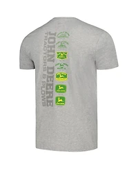 Men's and Women's Top of the World Heather Gray John Deere Classic Trademark History T-shirt