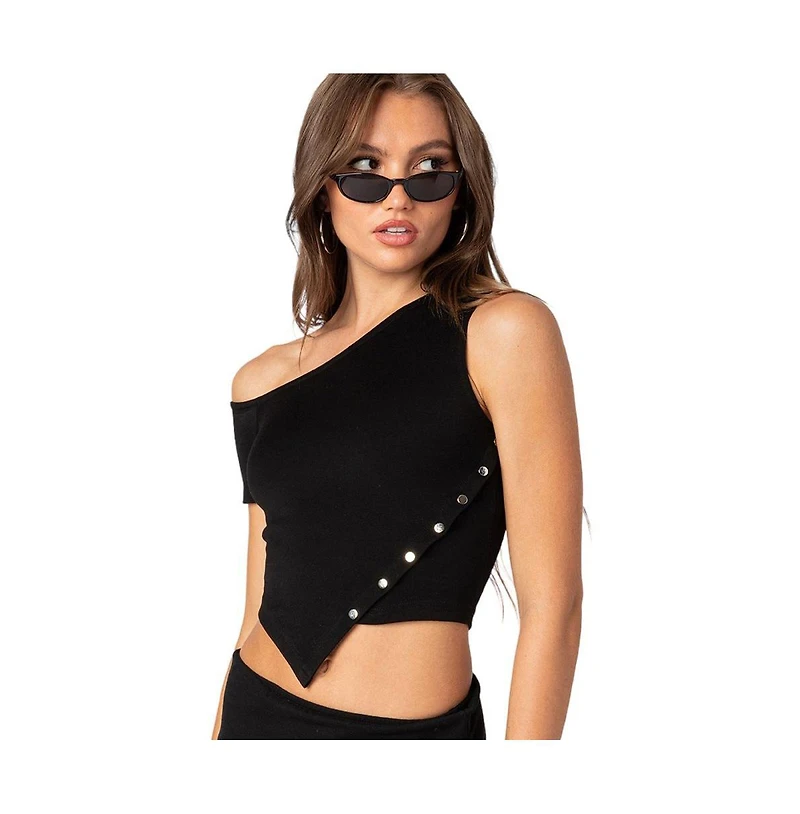 Edikted Women's Eclipse Asymmetric top