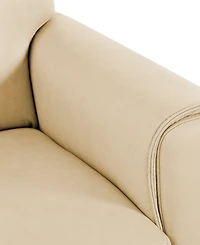 Closeout! Ashlinn 94" 3-Pc. Pastel Leather Sectional, Created for Macy's