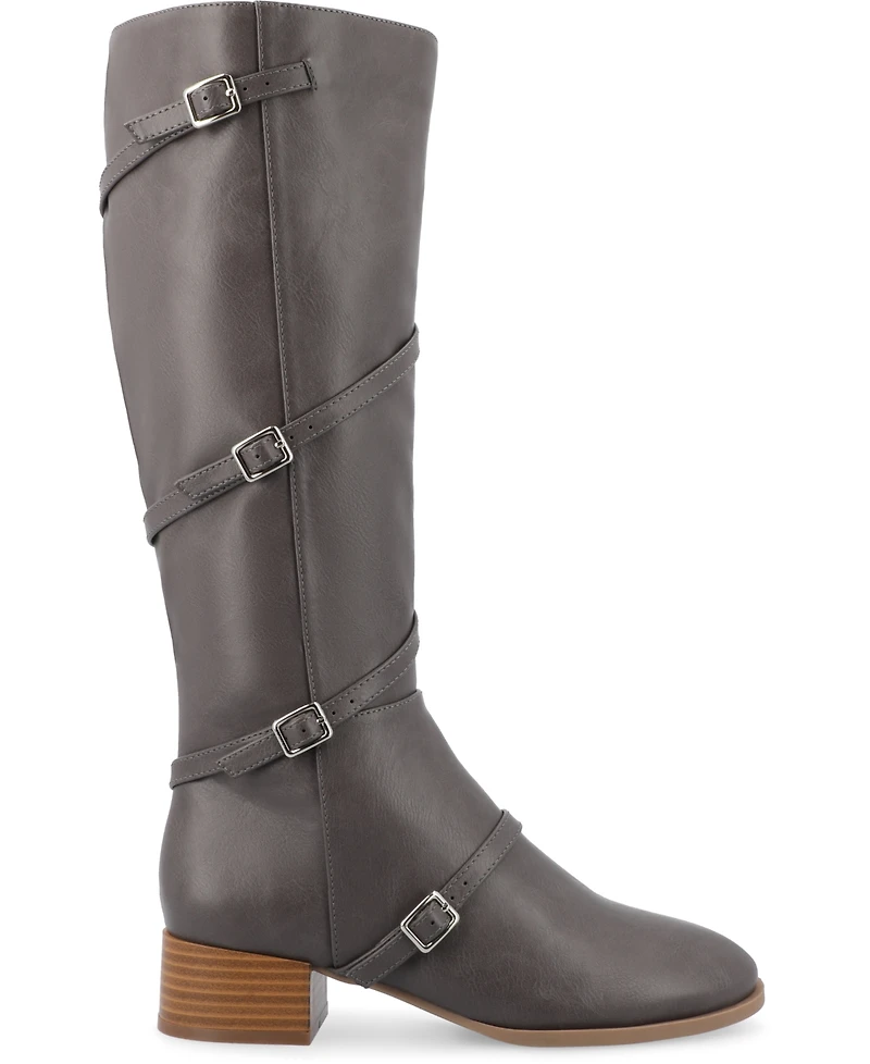 Journee Collection Women's Elettra Regular Calf Boots