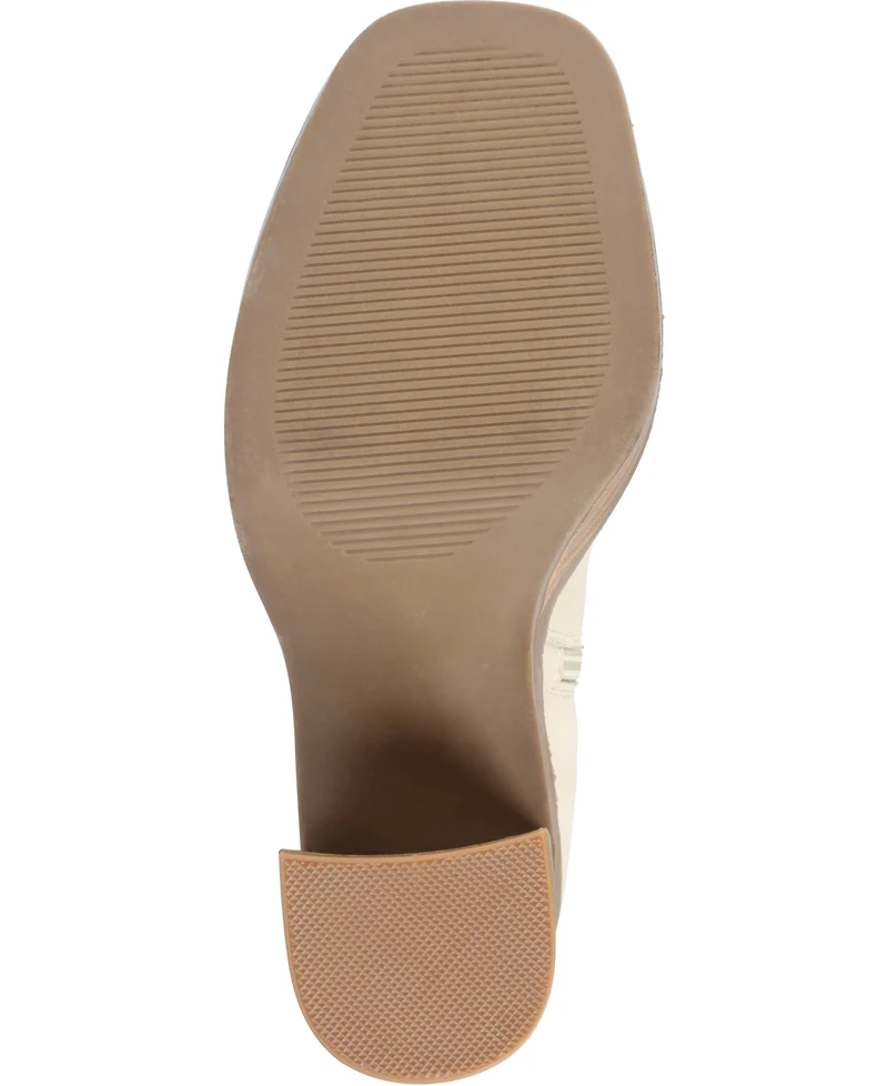 Journee Collection Women's Letice Wide Width Calf Square Toe Platform Knee High Boots