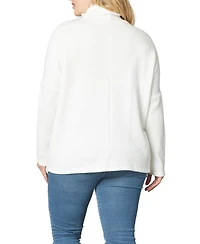 Women's Plus Paris Turtleneck Tunic Sweater