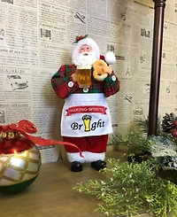 Santa's Workshop 12" Making Spirits Bright Santa