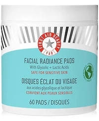 First Aid Beauty Facial Radiance Pads with Glycolic + Lactic Acids – Exfoliating Pads with Aha