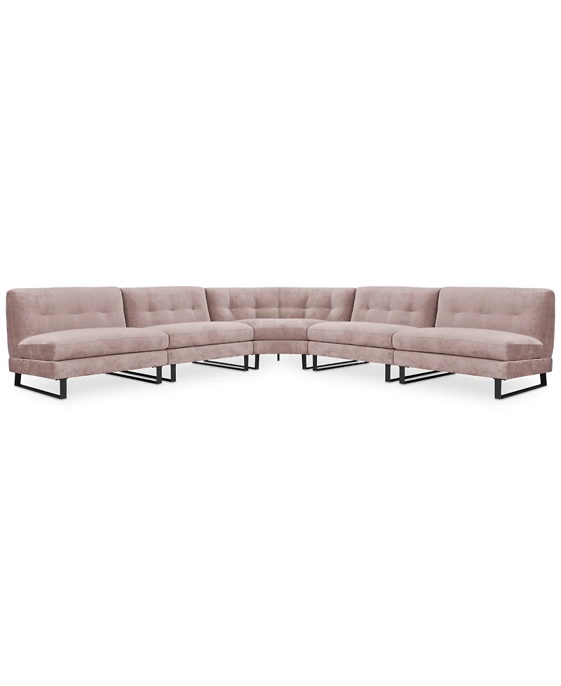 Closeout! Kathya 157" -Pc. Fabric Modular Sectional