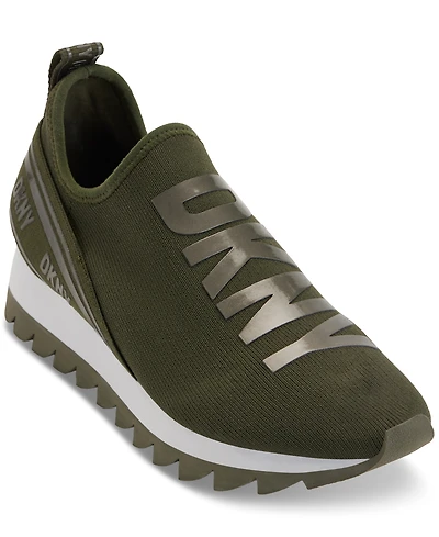Dkny Women's Abbi Logo Slip-On Running Sneakers