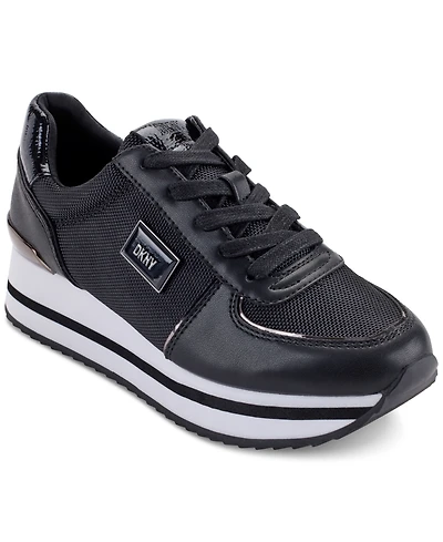 Dkny Women's Davie Lace-Up Platform Sneakers