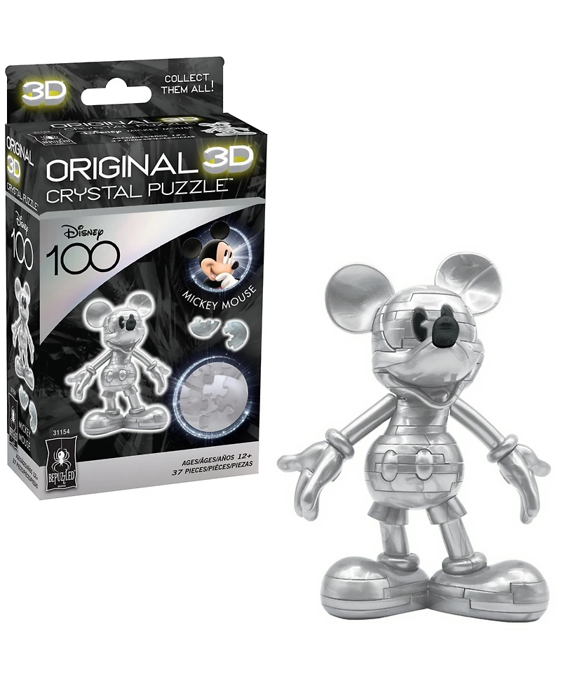 BePuzzled 3D Crystal Puzzle - Disney 100 Platinum Edition