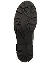 Karl Lagerfeld Paris Women's Mela Embellished Combat Booties