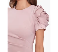 Xscape Ruched Fit & Flare Gown