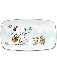 Lenox Peanuts Snoopy & Woodstock Easter Serving Tray