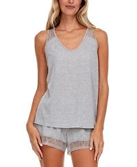 Flora by Nikrooz Frances Knit Cami Tap Pajama Set