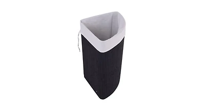 Wicker Laundry Hamper Basket with Lid and Removable Liner Bag