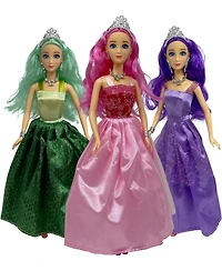 The New York Doll Collection 11.5 Inch Princess Dolls 3 Pack