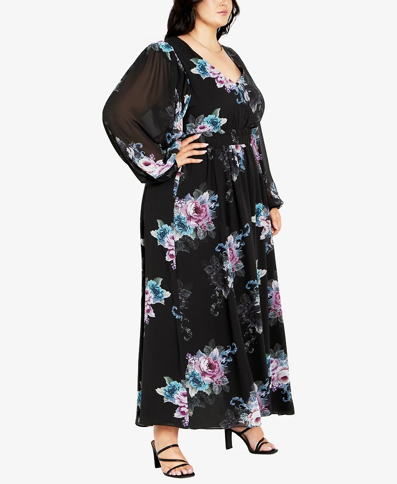 City Chic Plus Size Ottilie Maxi Dress