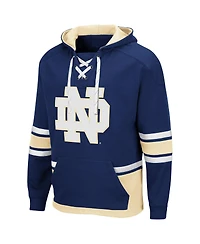 Men's Colosseum Notre Dame Fighting Irish Lace Up 3.0 Pullover Hoodie