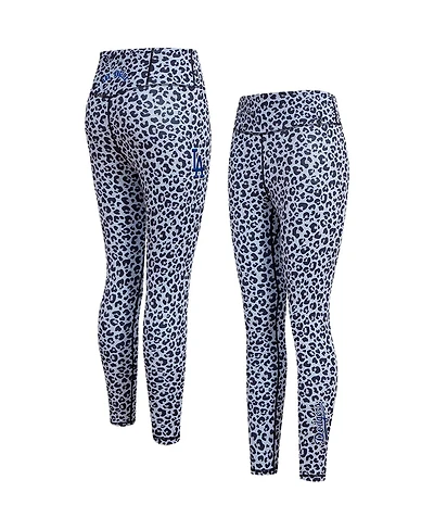 Women's Pro Standard Leopard Los Angeles Dodgers Allover Print Leggings