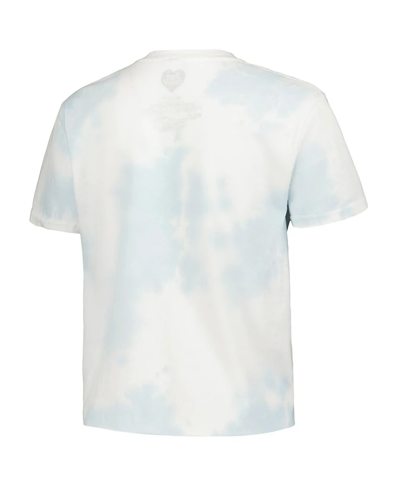 Men's and Women's Mad Engine Care Bears Grumpy Bear Stars Tie-Dye T-shirt