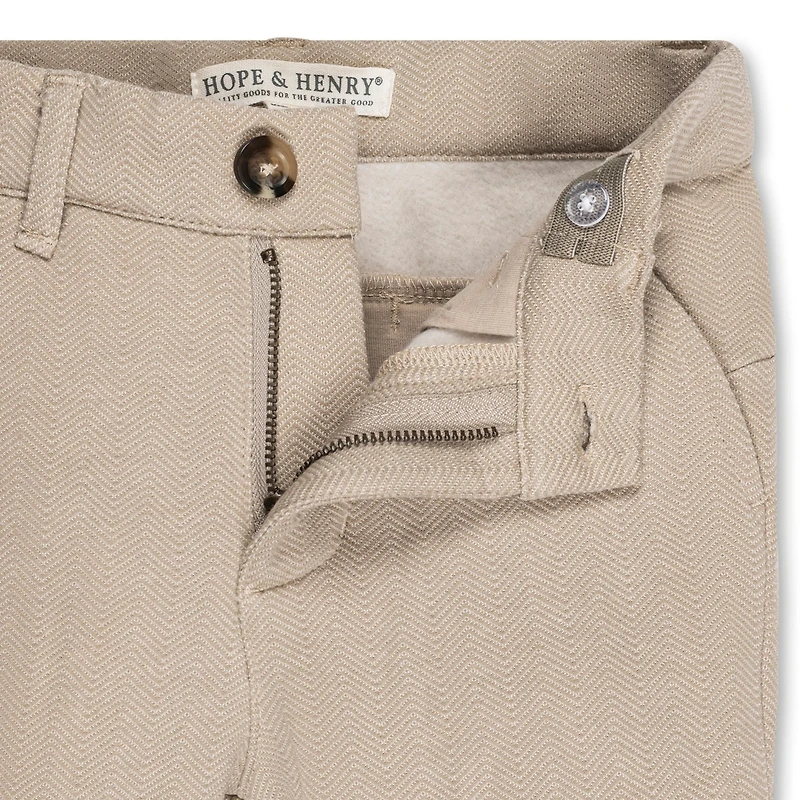 Hope & Henry Toddler Boys Fleece Suit Pant, Toddler|Child
