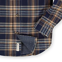 Hope & Henry Baby Boys Organic Convertible Double Weave Button Down Shirt