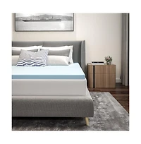 Inch Gel Infused Cool Touch CertiPUR-us Certified Memory Foam Topper