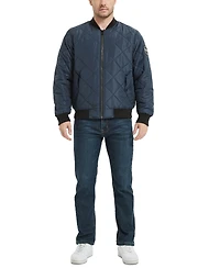 Hawke & Co. Men's Diamond Quilted Bomber Jacket