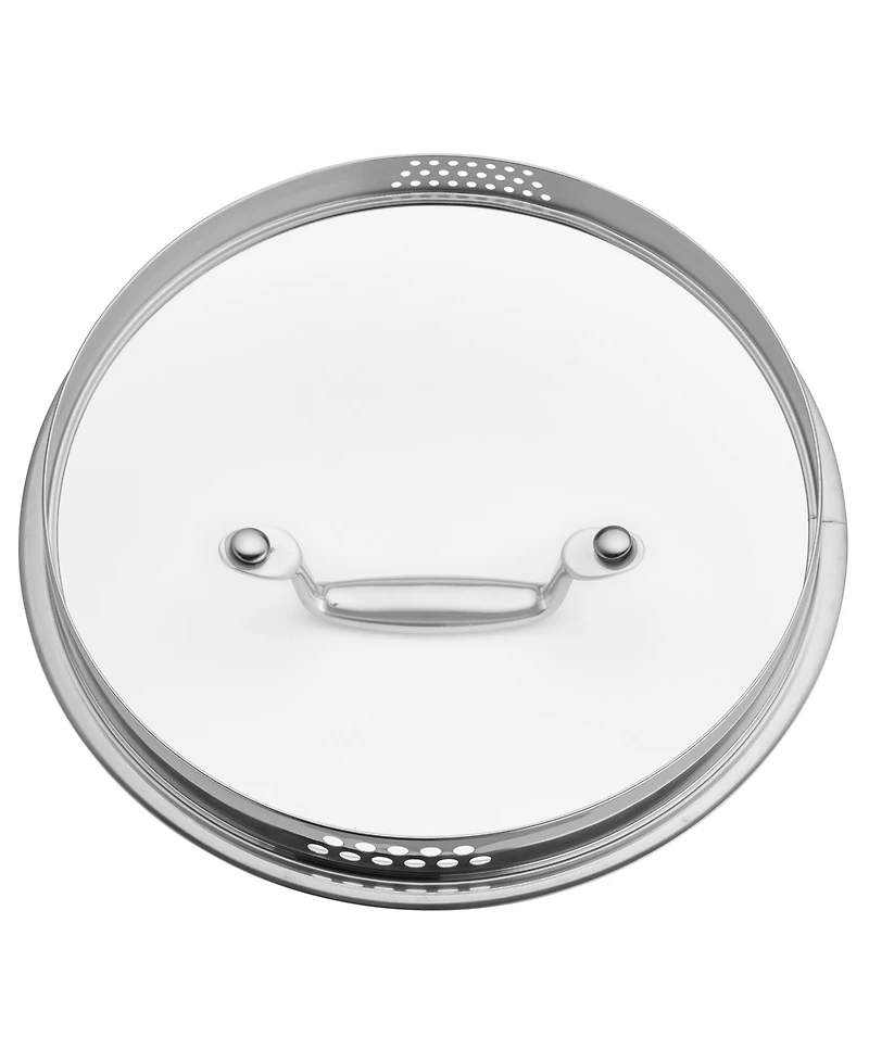 Zwilling Clad Cfx 8-Qt. Stock Pot with Strainer Lid and Pouring Spouts