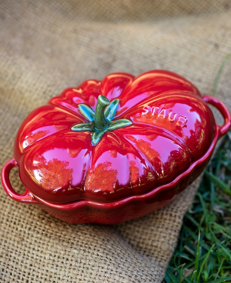 Staub Ceramic 16-Oz. Petite Tomato Cocotte