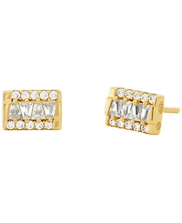 Michael Kors Tapered Baguette Bar Pendant and Earrings Gift Set