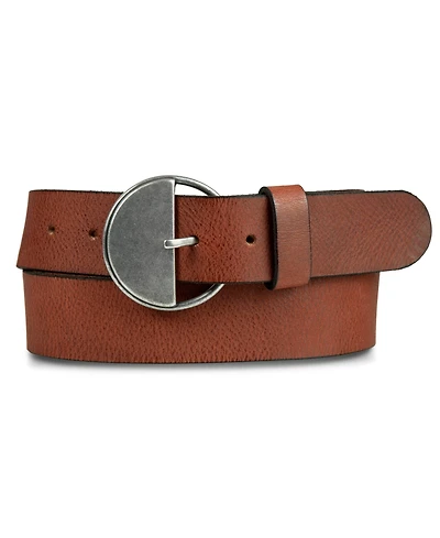 Lucky Brand Women's Half Circle Statement Buckle Belt