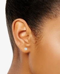 Forever Grown Diamonds Lab Grown Diamond Stud Earrings (1/3 ct. t.w.) in Sterling Silver