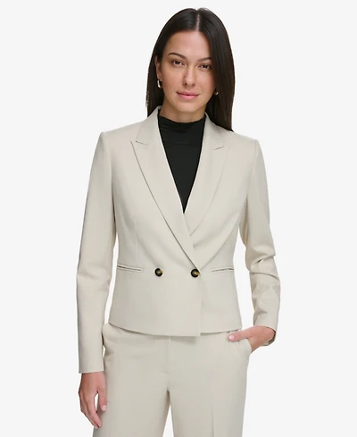 Dkny Women's Peak-Lapel Button Blazer