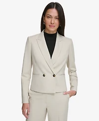 Dkny Women's Peak-Lapel Button Blazer
