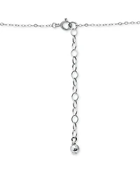 Giani Bernini Rainbow Cubic Zirconia Circle Pendant Necklace in Sterling Silver, 16" + 2" extender, Created for Macy's