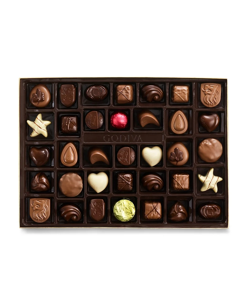 Godiva Assorted Chocolate Gold Gift Box, 36 Pieces