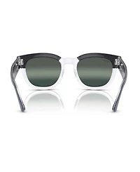Ray-Ban Unisex Mega Hawkeye Chromance Polarized Sunglasses, Mirror Gradient RB0298S