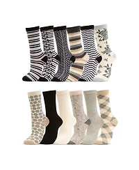 Women's Dress Crew Socks 12 Pack