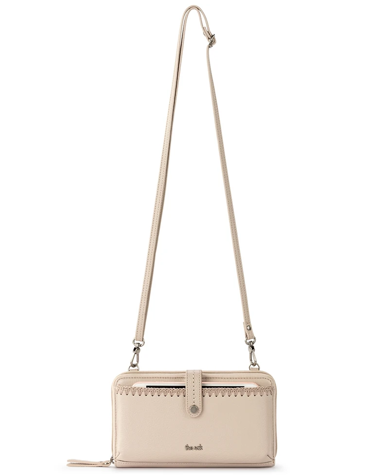 Iris Leather Smartphone Convertible Crossbody Wallet